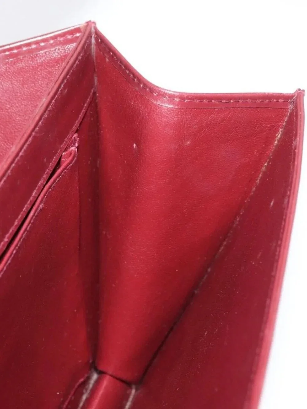 GUCCI Hand Bag Leather Bordeaux Gold Auth ep13170 - Picture 11 of 16